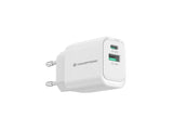 Conceptronic ALTHEA19W33 Caricabatterie per dispositivi mobili Universale Bianco AC Ricarica rapida Interno