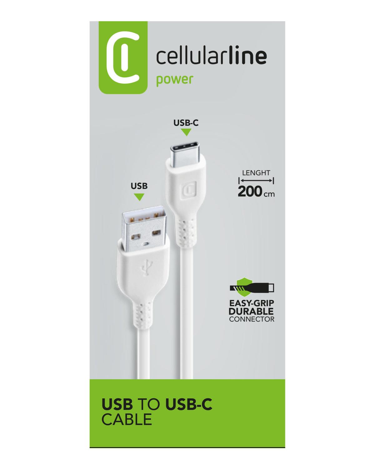 Cellularline Power Cable 200cm - USB-C