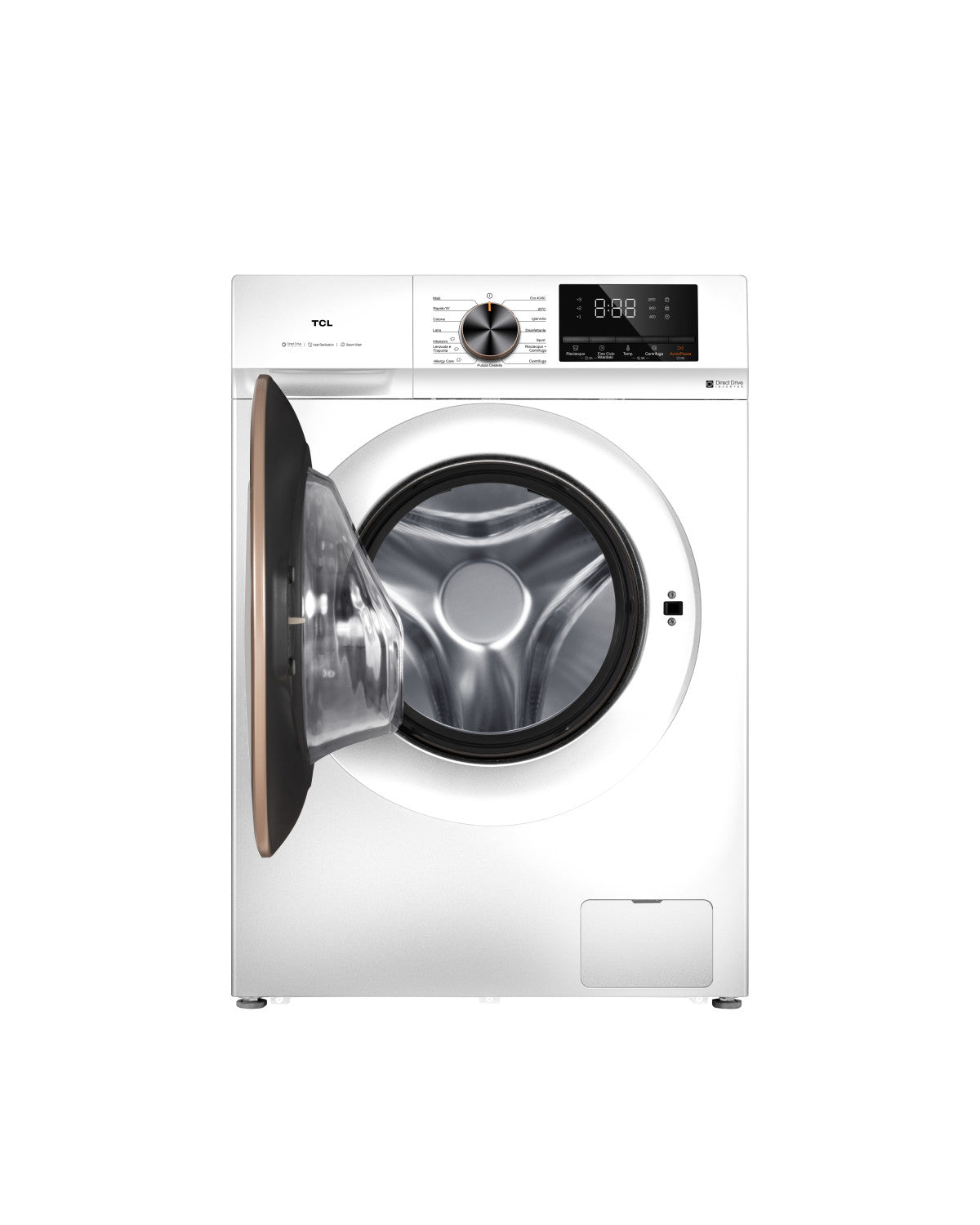 TCL FP1012WA0IT. Lavatrice a Carica Frontale 10 kg – Classe A, 1200 giri, Motore Smart DD e Programmi Steam