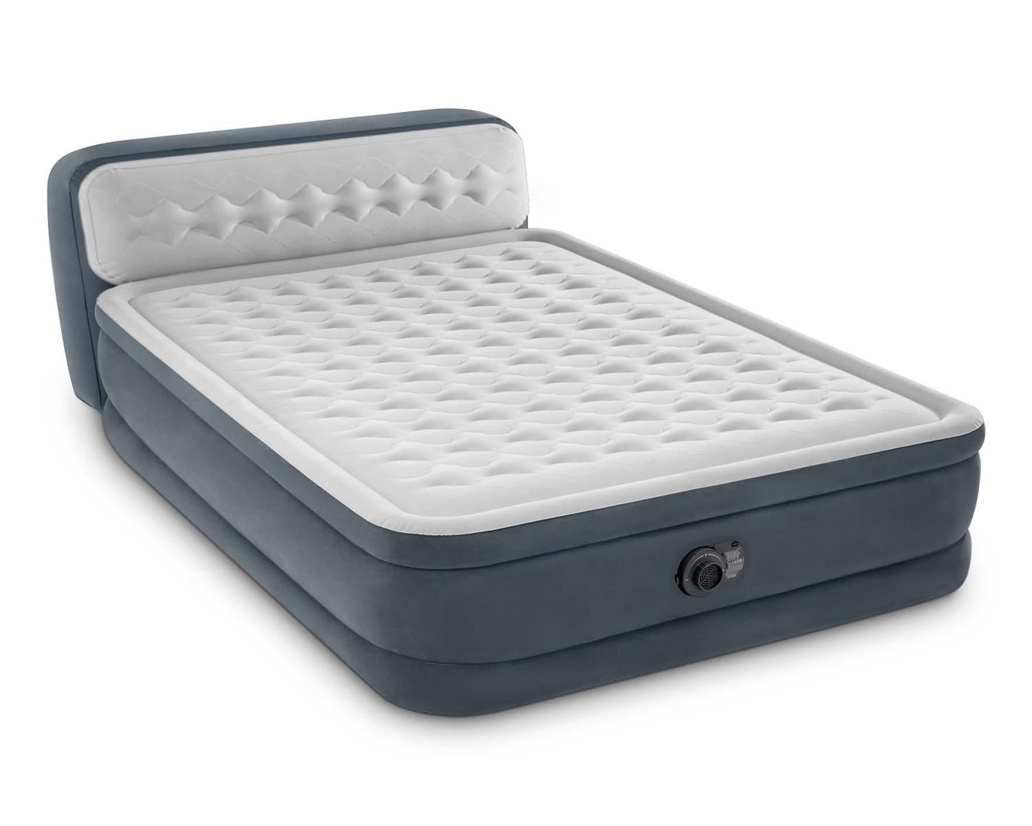 Intex DuraBeam Ultra Plush Headboard Doppio materasso Grigio chiaro Unisex