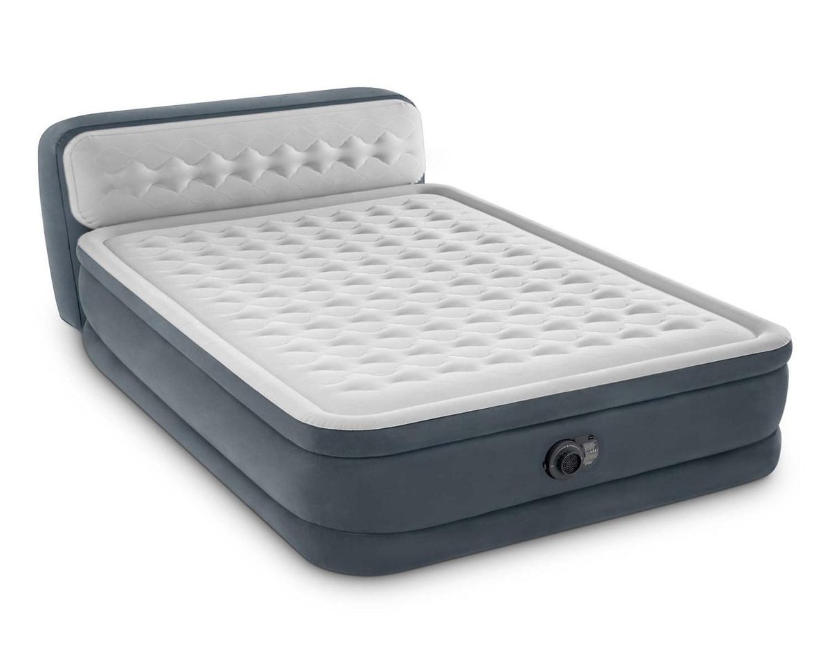 Intex DuraBeam Ultra Plush Headboard Doppio materasso Grigio chiaro Unisex