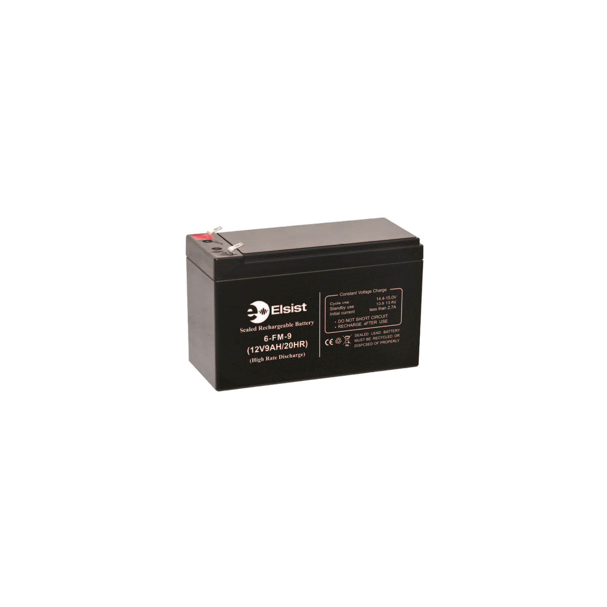 Elsist BT009R Batteria Acido piombo (VRLA) 12 V 9 Ah