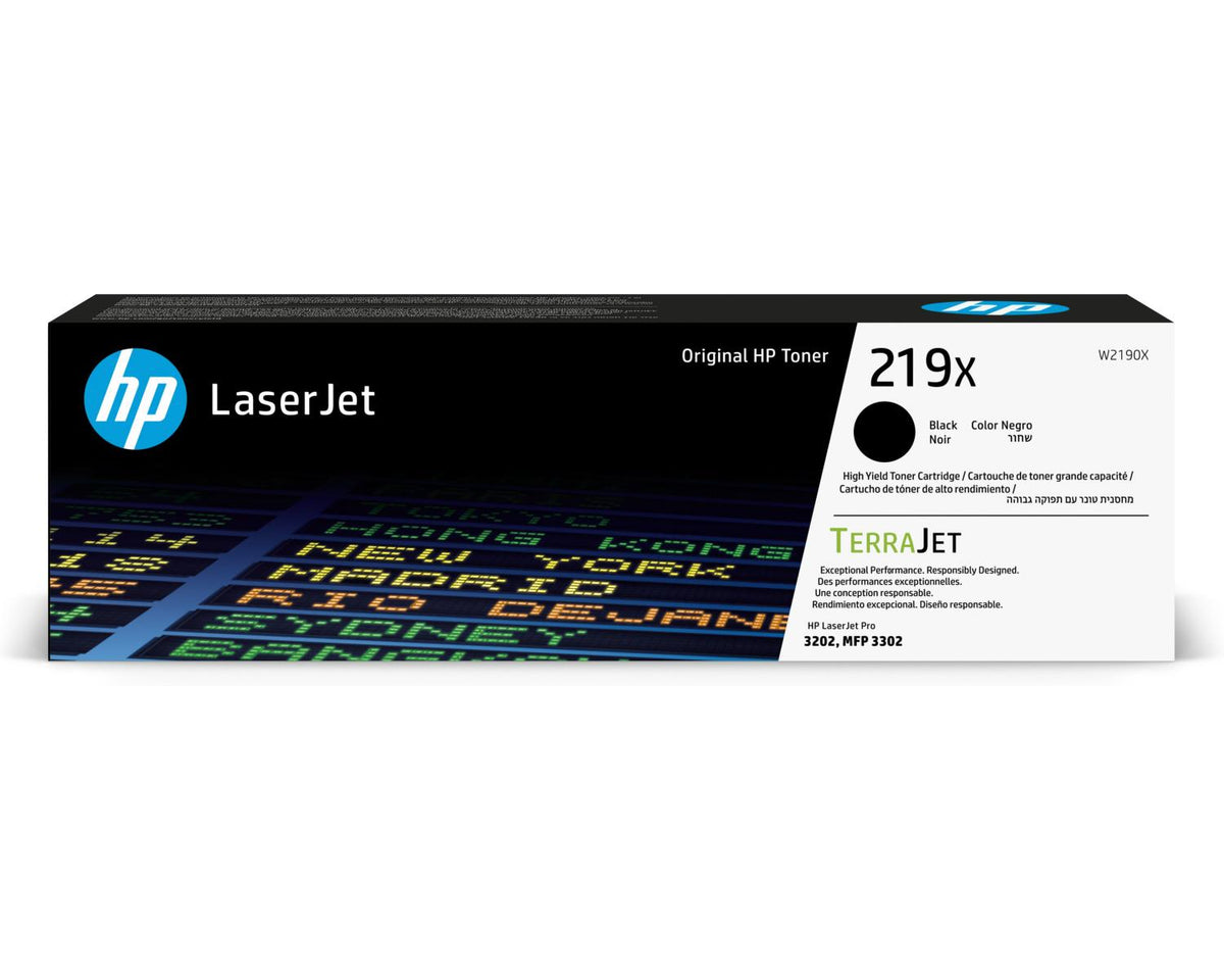 Cartuccia toner originale ad alta capacità LaserJet HP 219X nero