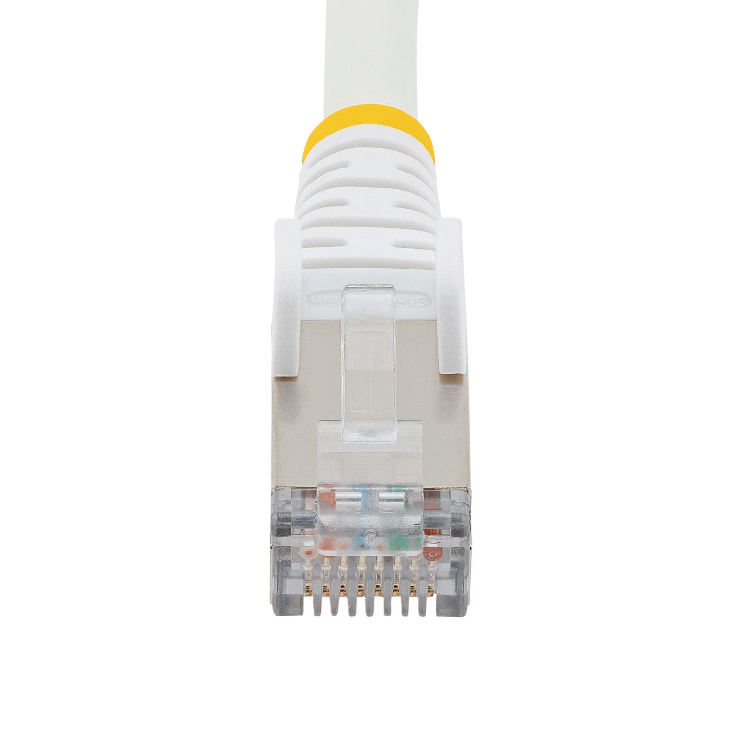 StarTech.com Cavo Ethernet CAT 6a - 2m - Bianco - Cavo di rete LAN Low Smoke Zero Halogen (LSZH) - 10GbE 500MHz 100W PoE - Filo/Cavo patch schermato S/FTP con spinotto RJ45 antigroviglio e rilievi di trazione