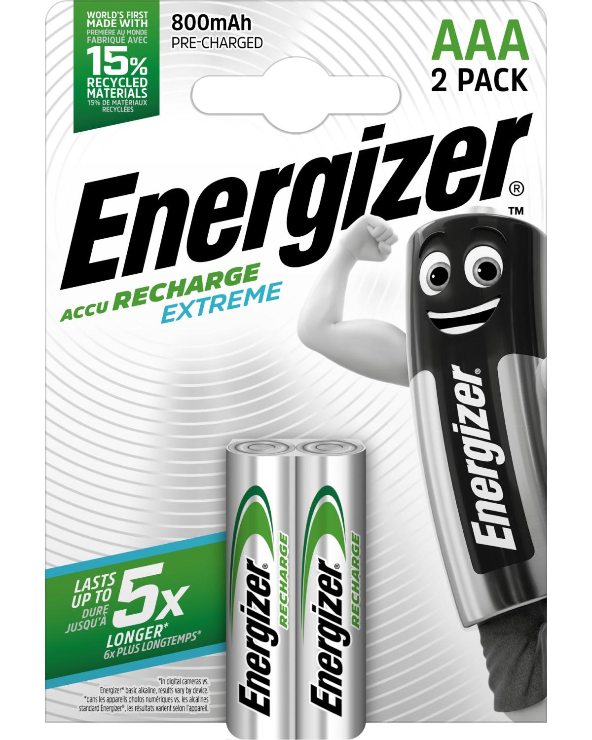 Energizer E300624300 batteria per uso domestico Batteria ricaricabile Mini Stilo AAA Nichel-Metallo Idruro (NiMH)