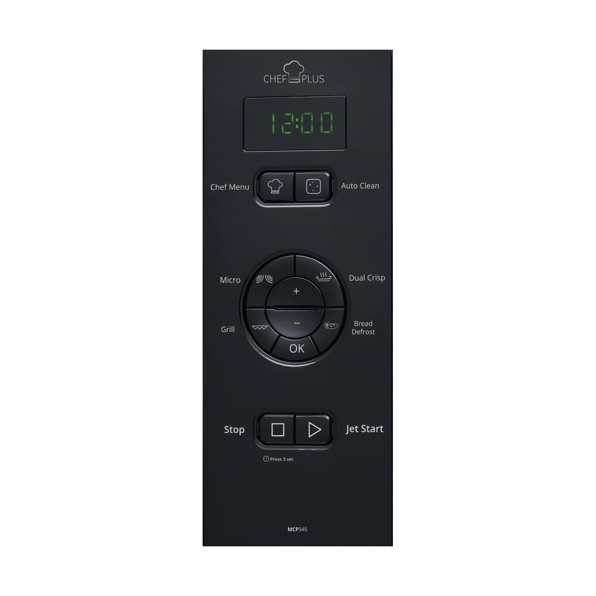 Whirlpool MCP 345 BL Forno Microonde Combianto 25 L 800 W Nero