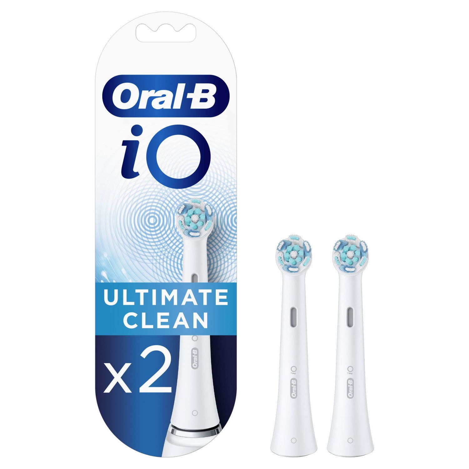 Oral-B 80335621 Testina di Ricambio per Spazzolino Elettrico 2 Pezzi Bianco