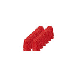Viva Ditali In Gomma Extra Piccoli 374XP - Rosso, Ø 13 Mm, H 25 Mm - Confezione Da 12