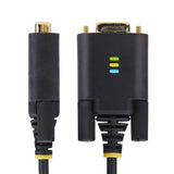 StarTech.com 1P3FFCNB-USB-SERIAL cavo seriale Nero 1 m USB tipo A DB-9