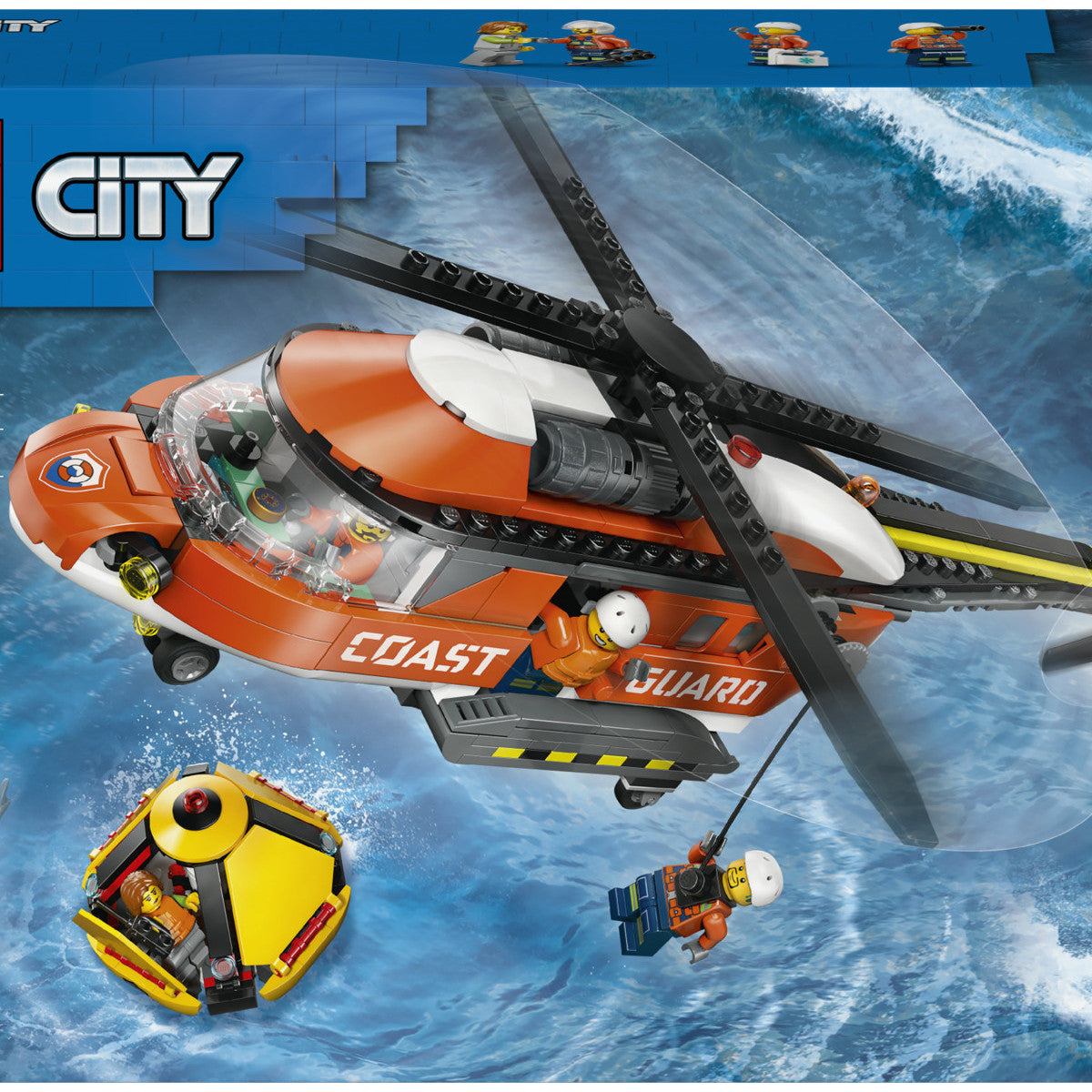 Set costruzioni LEGO 60503 CITY ESPLORATION Elicottero della Guardia C