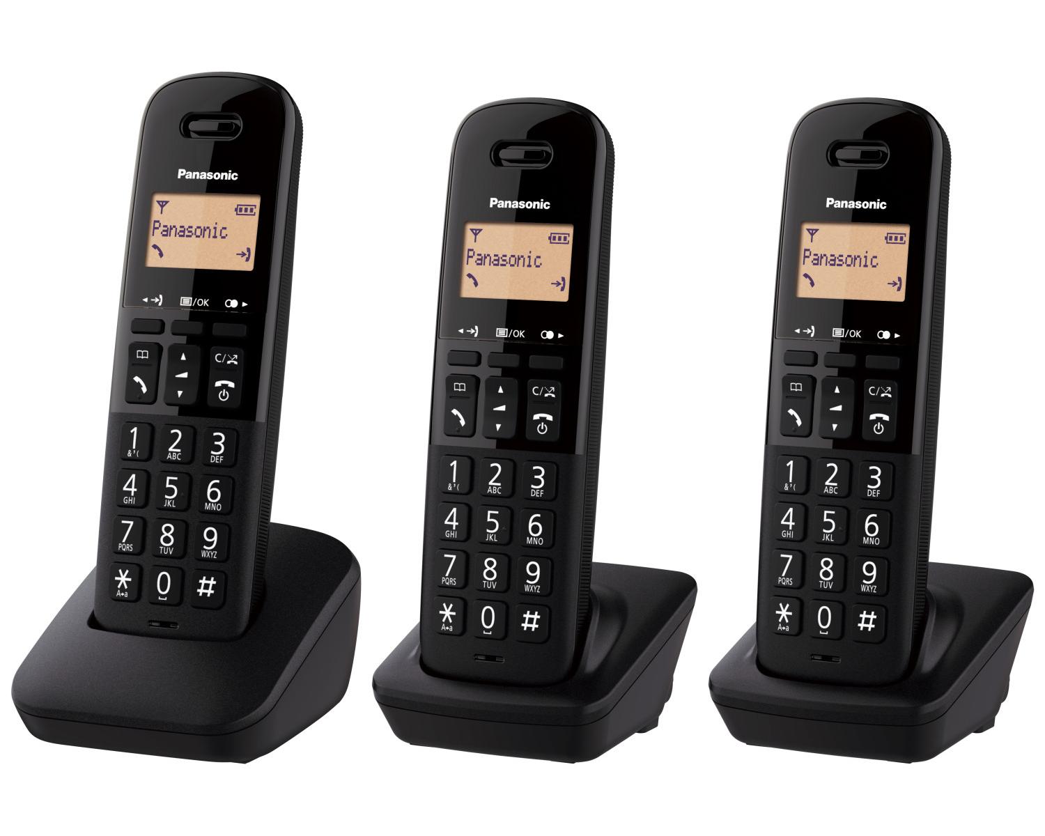 Panasonic KX-TGB613 Telefono DECT Nero Identificatore di chiamata