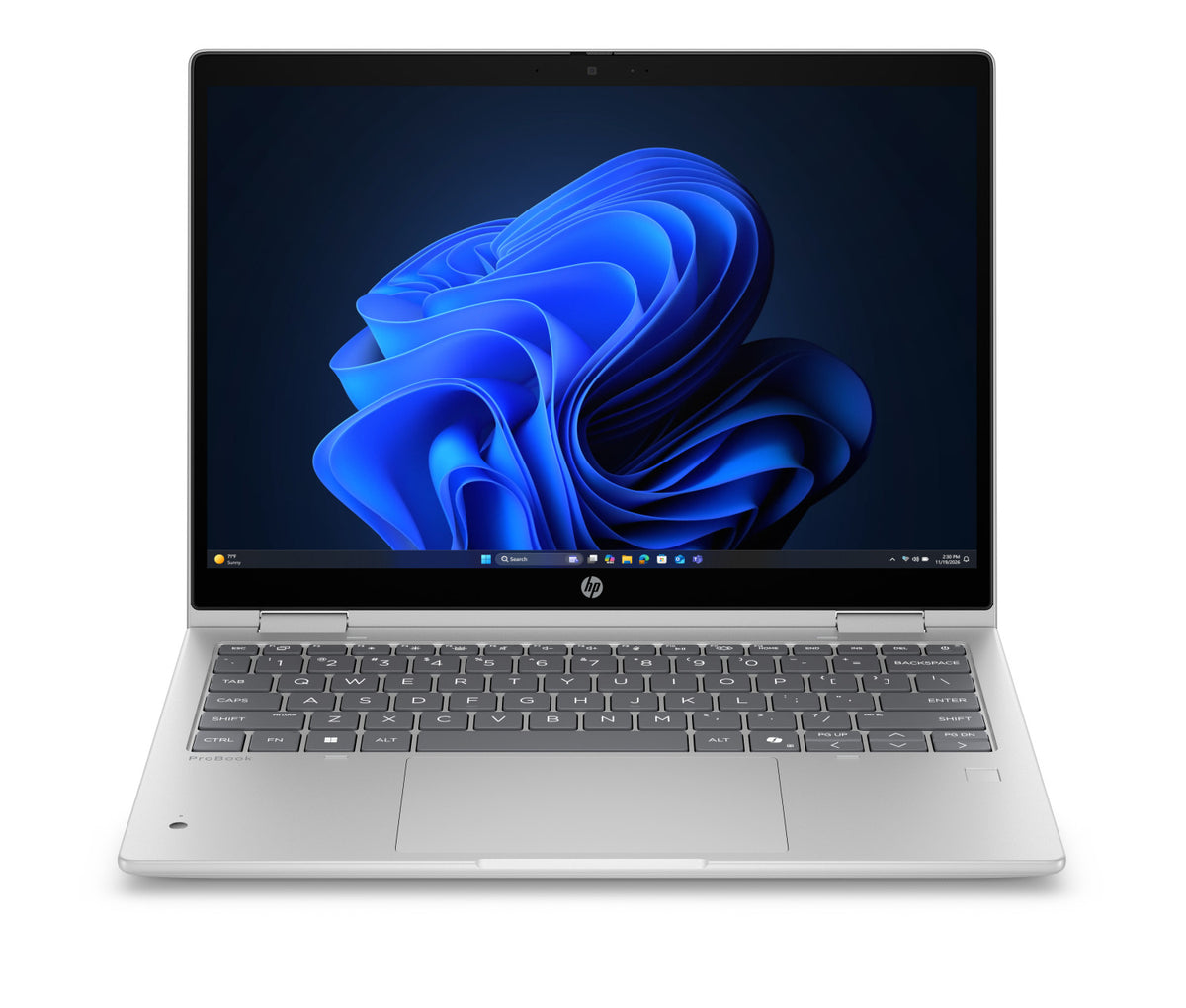 HP E4LG8AT laptop Intel Core 5 Computer portatile 33,8 cm (13.3") Touch screen WUXGA 16 GB LPDDR5x-SDRAM 512 GB SSD Wi-Fi 7 (802.11be) Windows 11 Pro AI PC Argento