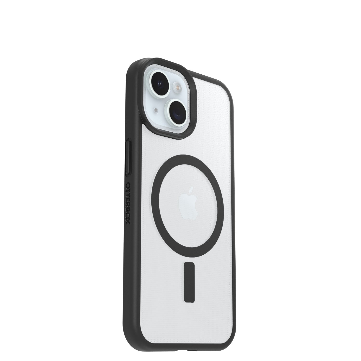 OtterBox React per MagSafe Series per Apple iPhone 16e/15/14/13, trasparente/nero