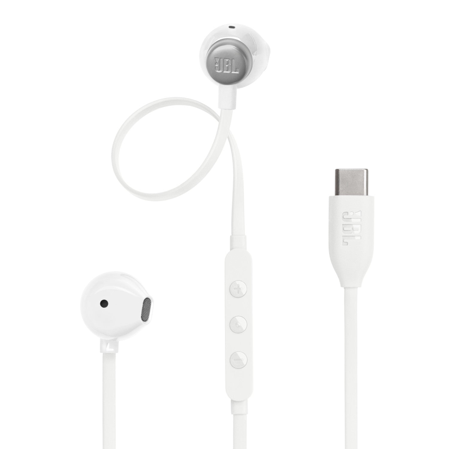JBL Tune 305C Auricolare Cablato In ear Musica e Chiamate USB tipo C Bianco