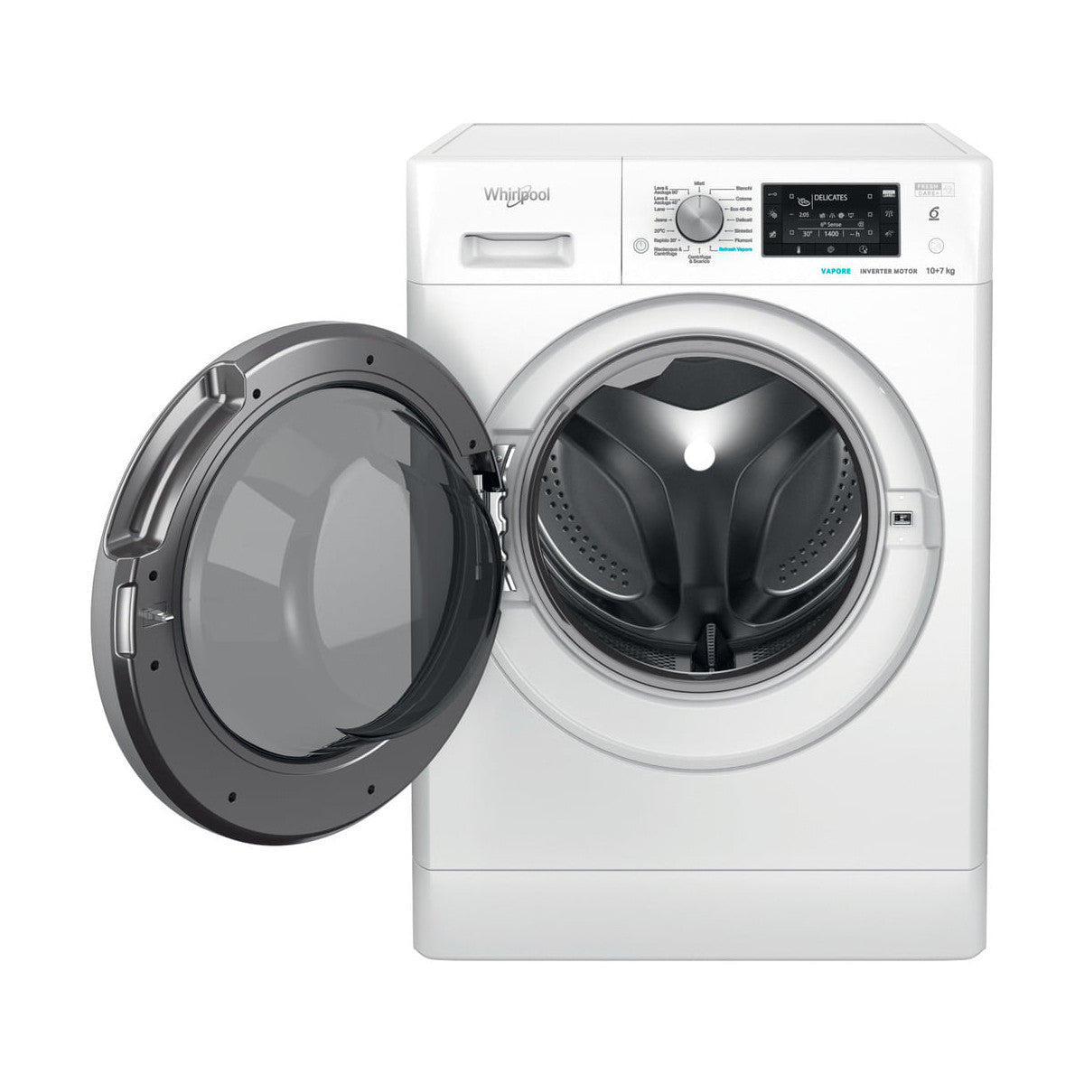 Whirlpool FreshCare Lavasciuga a libera installazione - FFWDD 107448 WBS IT