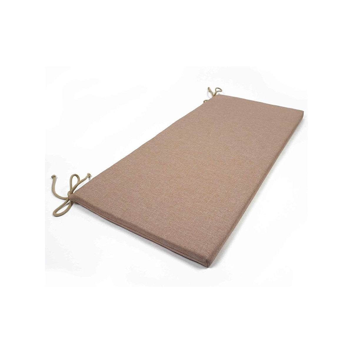 Olibò Cuscino Panca 2 Posti Misto Cotone Sfoderabile Beige 115x45x3,5 Cm