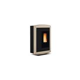 Extraflame Stufa A Pellet Canalizzata Souvenir Plus Lux 5.0 10 Kw 287 M³ Maiolica Bianco
