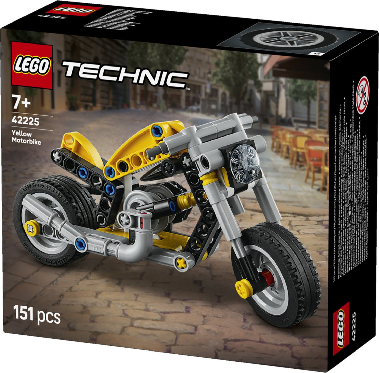 LEGO Technic Moto Gialla 42225