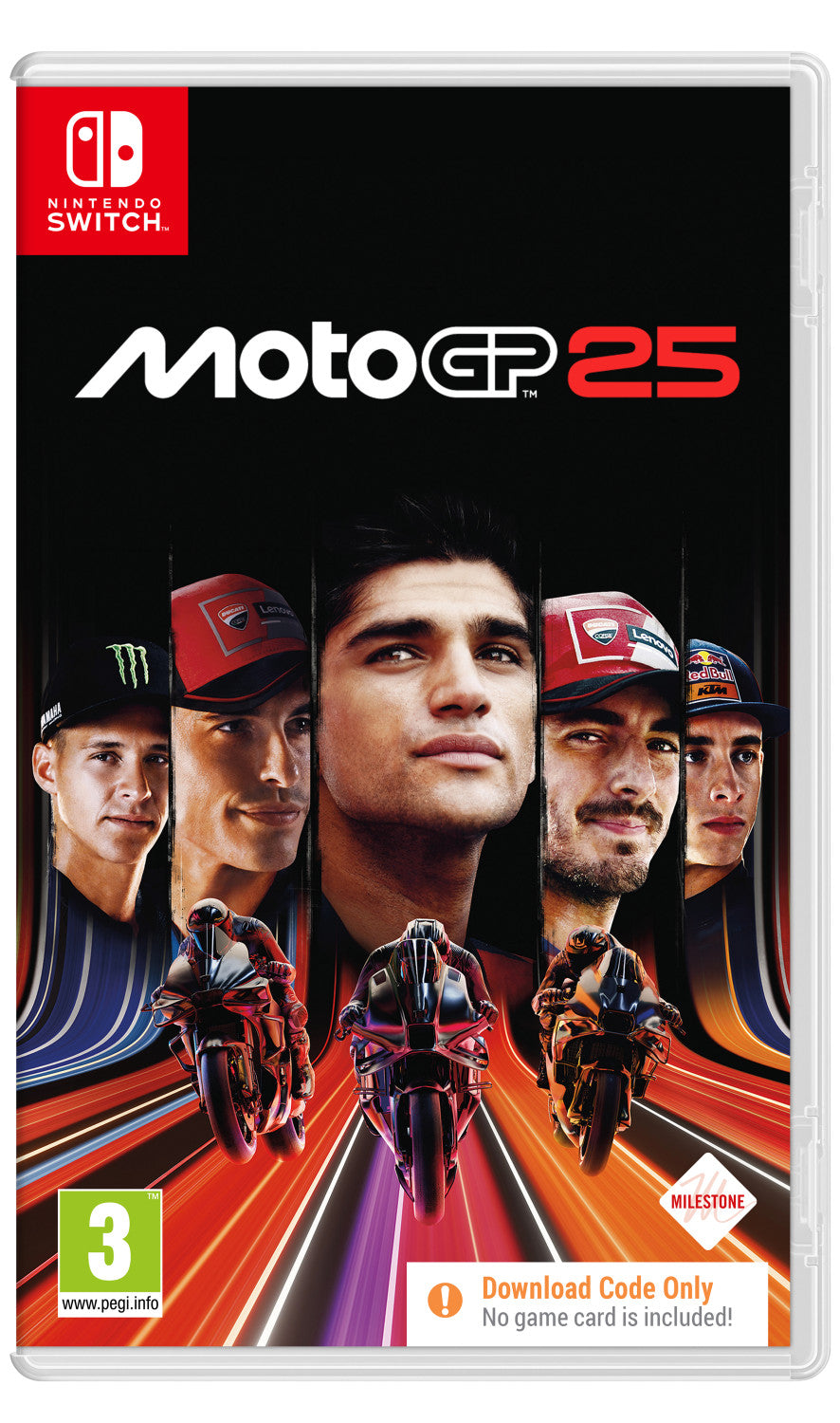 Deep Silver MotoGP 25 - Day One Edition Cinese semplificato, Cinese tradizionale, Tedesca, Inglese, Francese, ITA, Giapponese, Portoghese Nintendo Switch