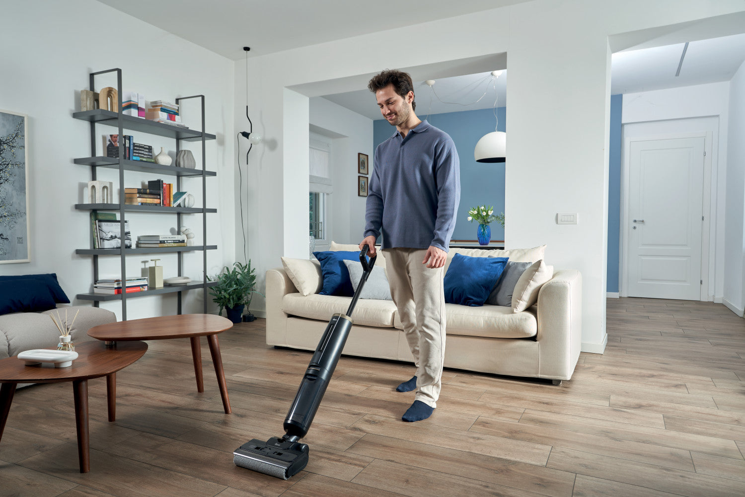 Hoover HW3P10 011 aspirapolvere senza filo Nero Senza sacchetto