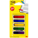 Schede indice Post-it 3m 684 12x43mm forma freccia assortiti