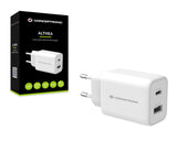 Conceptronic ALTHEA11W Caricabatterie per dispositivi mobili Universale Bianco AC Ricarica rapida Interno