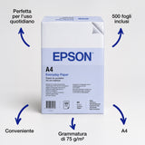 Epson Carta Everyday Paper A4 75 g/m2, 500 fogli