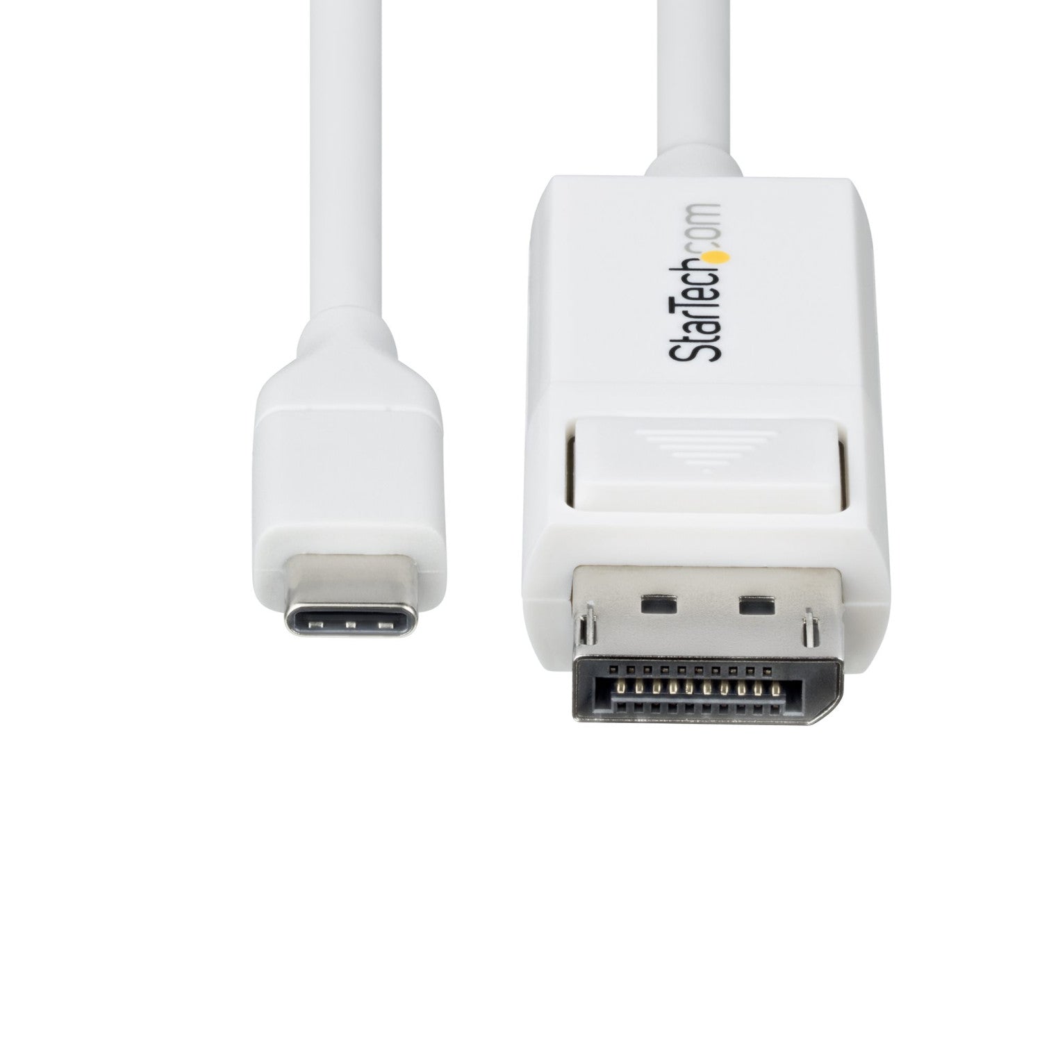 StarTech.com Cavo da USB-C a DisplayPort 1.2 da 2m, 4K 60 Hz, cavo adattatore bidirezionale da DP a USB Type-C / da USB-C a DP, compatibile con Thunderbolt, Bianco