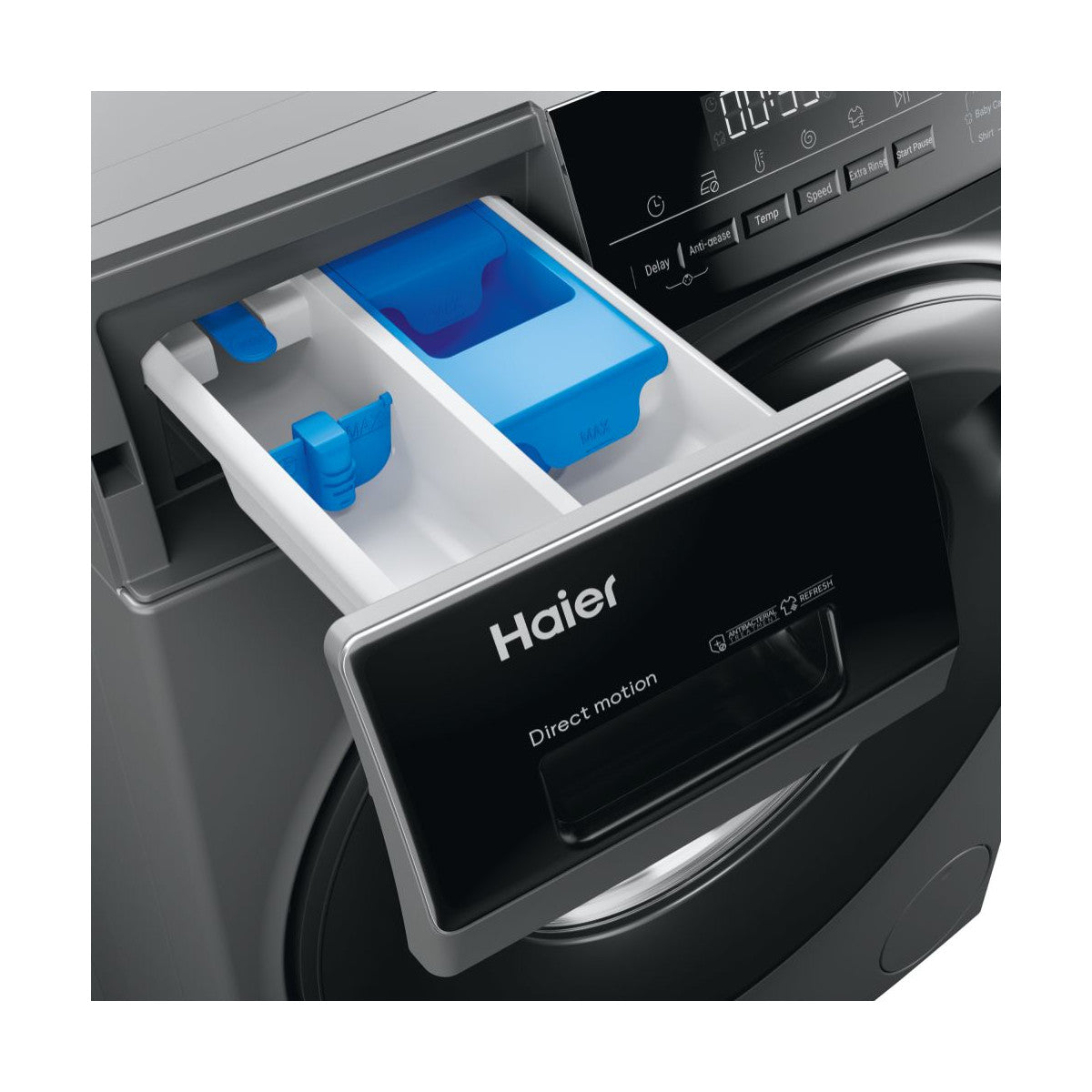 Haier I-Pro Series 3 HW90-B14939S8 lavatrice Caricamento frontale 9 kg 1400 Giri/min Antracite