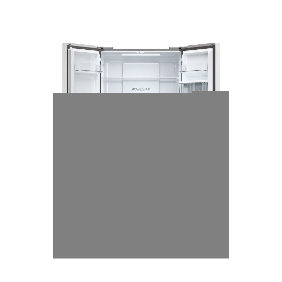 Haier Cube 83 Serie 3 HCR3818EWMM frigorifero side-by-side Libera installazione 463 L E Platino, Acciaio inox