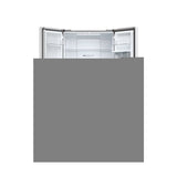 Haier Cube 83 Serie 3 HCR3818EWMM frigorifero side-by-side Libera installazione 463 L E Platino, Acciaio inox