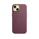 Apple Custodia Cover Case MagSafe in Tessuto Finewoven per Iphone 15 A3090 Gelso