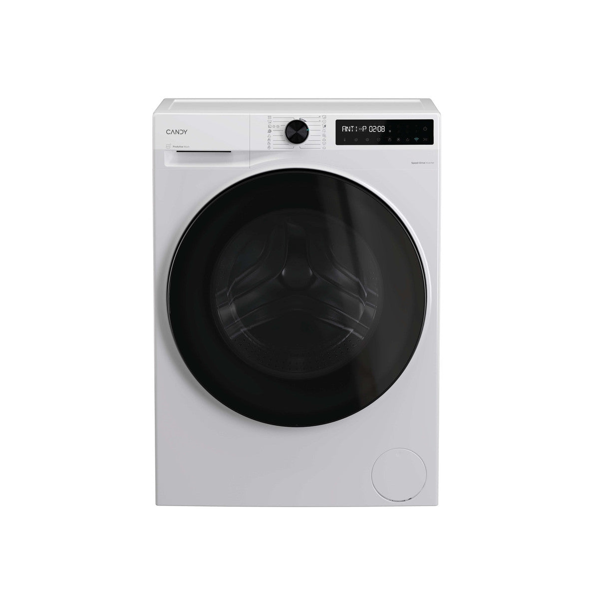 Candy ProWash 500, Lavasciuga Slim 9 5 KG, 20 più efficente della classe A, 1400 giri, Bianco, Inverter, Vapore, Wi-Fi, BWR 495BL8-S