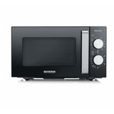 Severin MW 7762 forno a microonde Nero, Acciaio inox Microonde con grill Superficie piana 20 L 800 W
