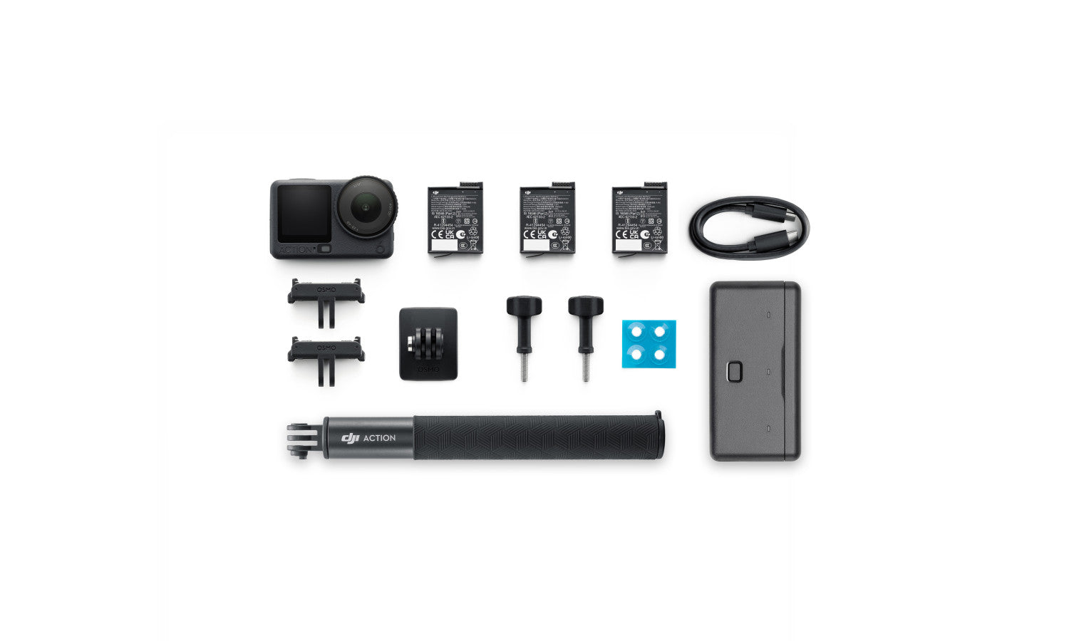DJI Osmo Action 6 Adventure Combo fotocamera per sport d'azione 38 MP 4K Ultra HD CMOS 25,4 / 1,1 mm (1 / 1.1") Wi-Fi 149 g