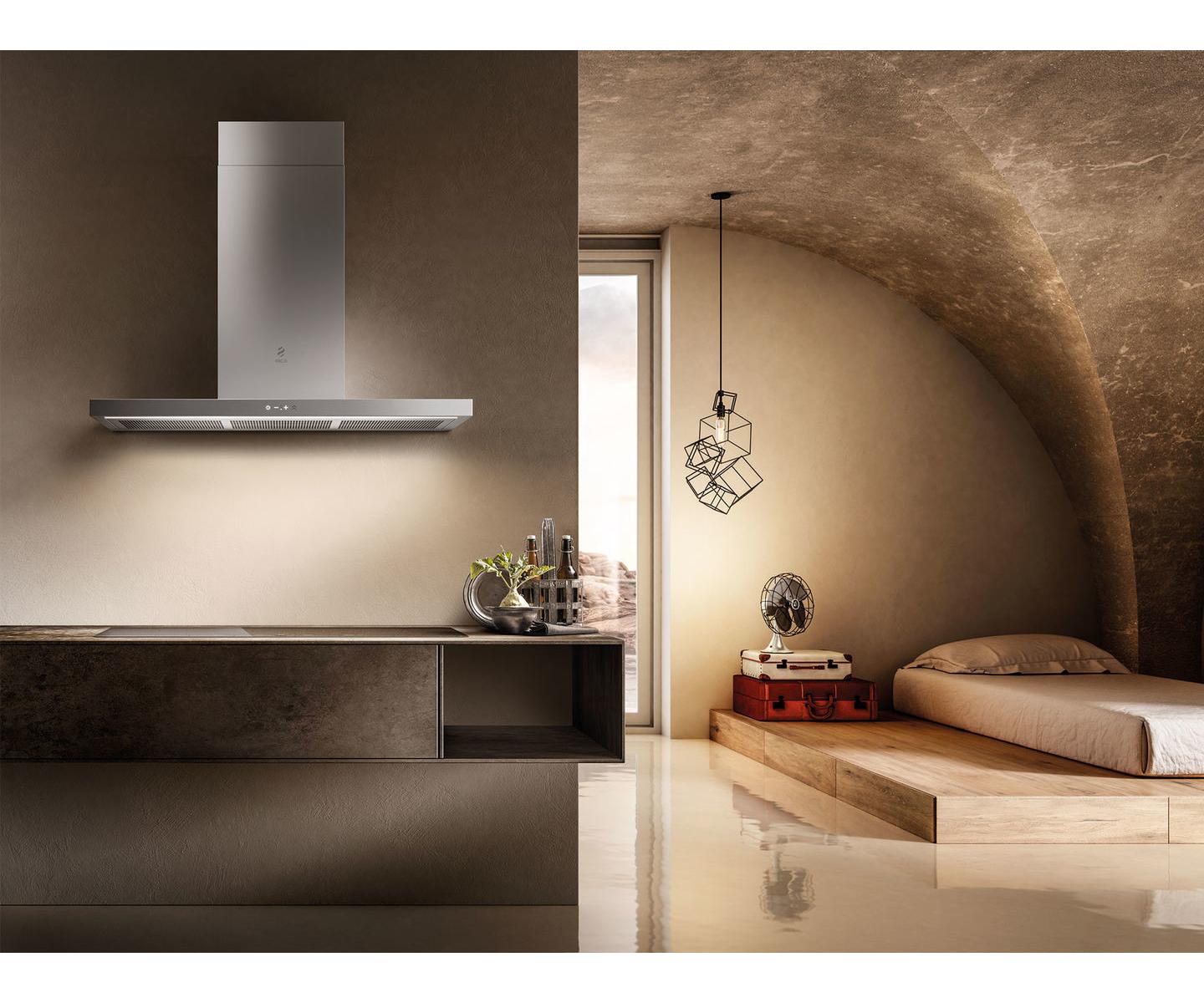 Elica THIN IX/A/90 Cappa Aspirante a Parete Acciaio Inossidabile