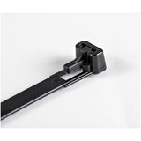 StarTech.com Fascette fermacavo riutilizzabili da 12 cm - 7 mm di larghezza, 30 mm di diametro del fascio e resistenza alla trazione 22 kg, fascette di nylon per interni/esterni, Omologati 94V-2/UL, 100 pezzi - nero