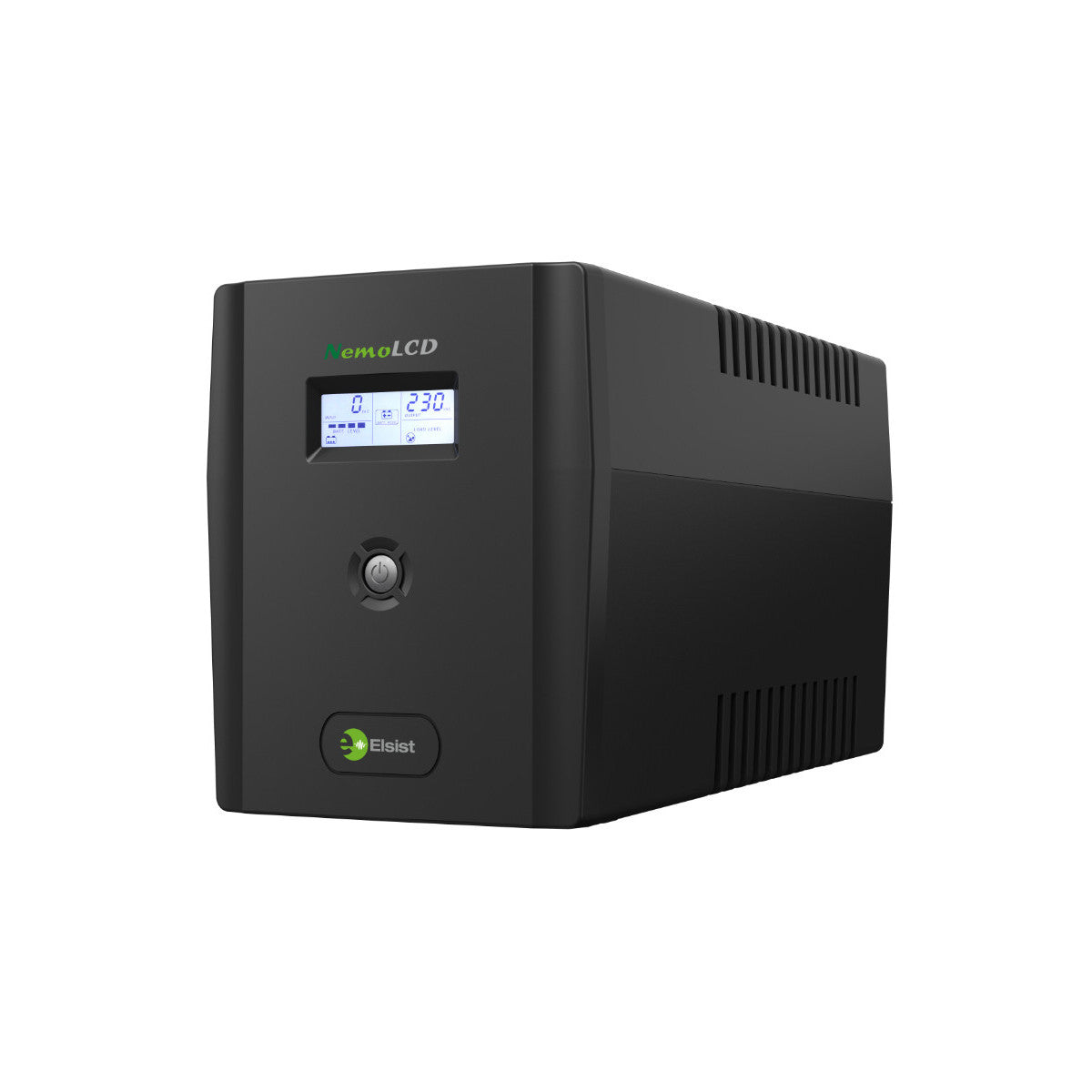 Elsist Gruppo Di Continuità Nemo LCD 160 Line Interactive 1600VA 600W 2xSchuko 2xIEC USB LCD