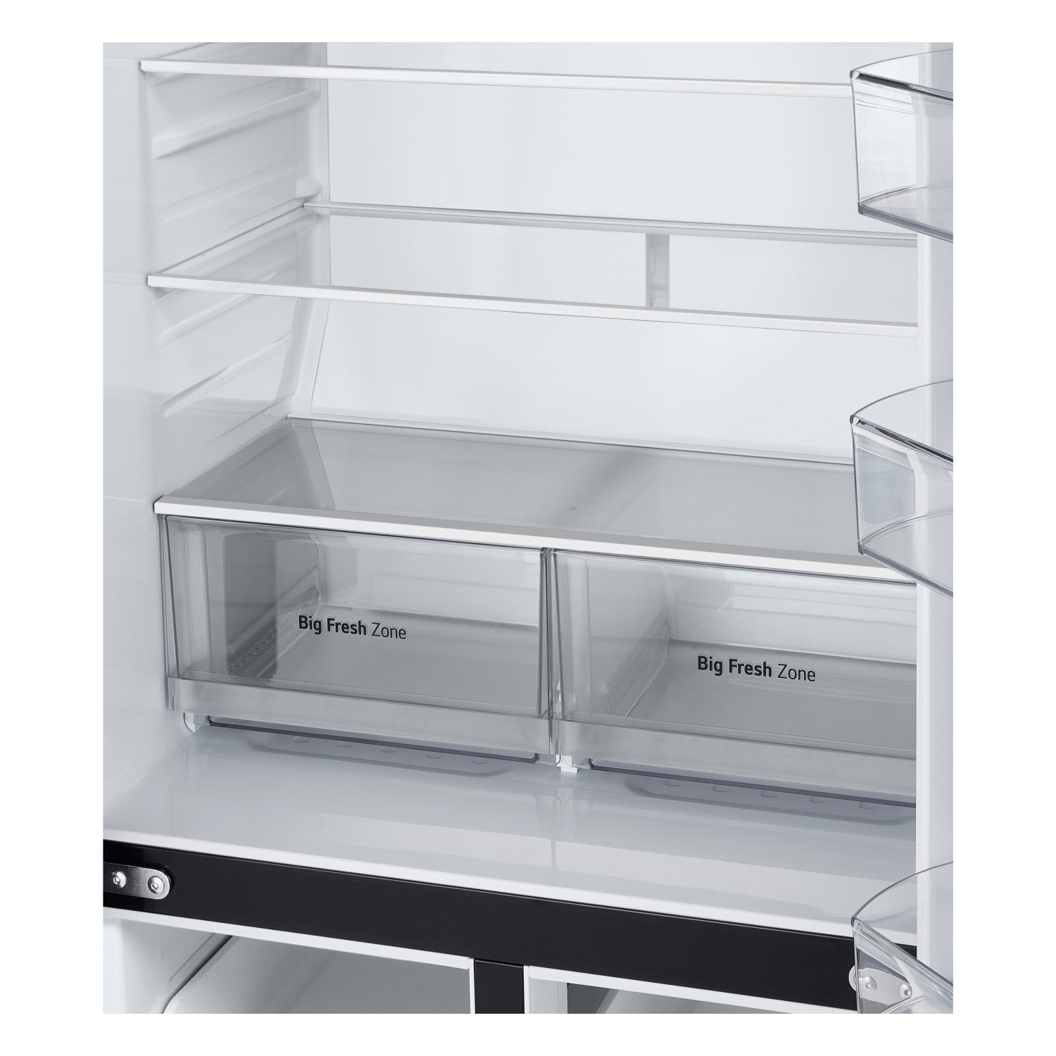 LG InstaView GMV860EPDE Frigorifero Multidoor Slim Classe E 530L WiFi Linear Cooling Essence Matte Black