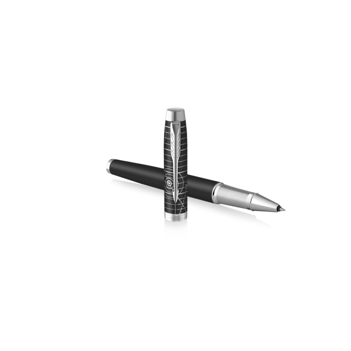 Parker IM Legacy of Flight penna rollerball laccato nero opaco inchiostro nero