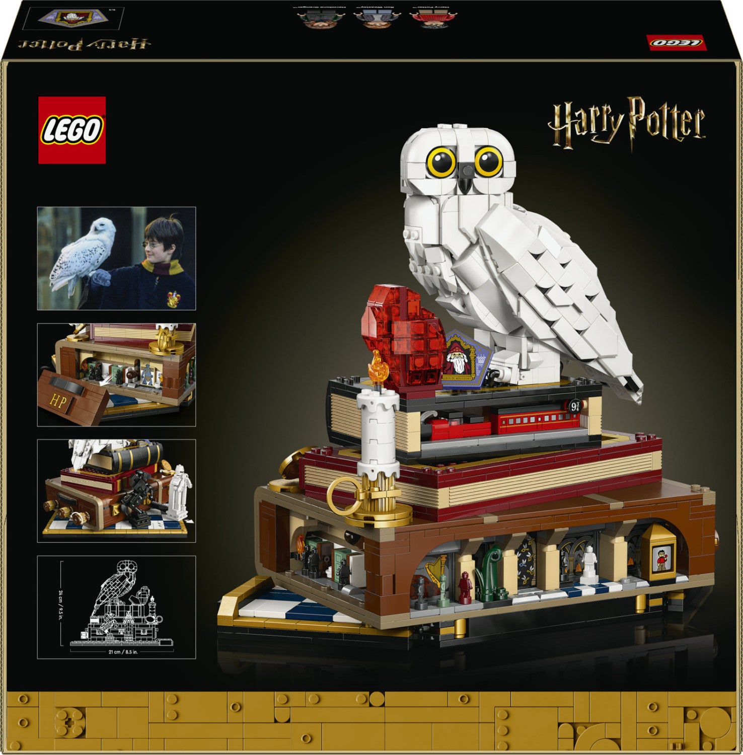 LEGO Harry Potter Pietra Filosofale Edizione del Collezionista 76466 set da costruzione 1571 pezzi per adulti