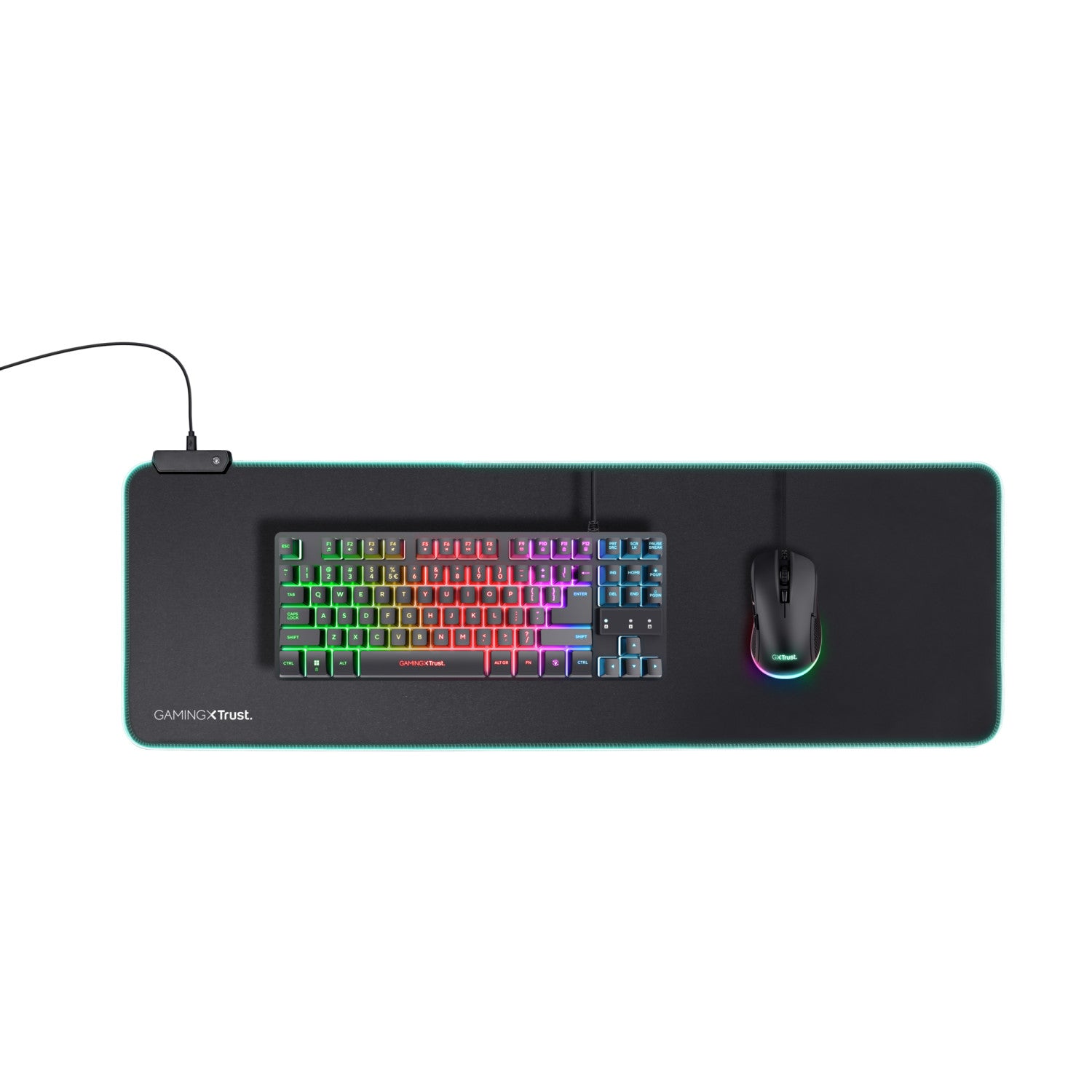 Trust GXT 764 Glide-Flex XXL Tappetino per Mouse Gaming da Computer Nero