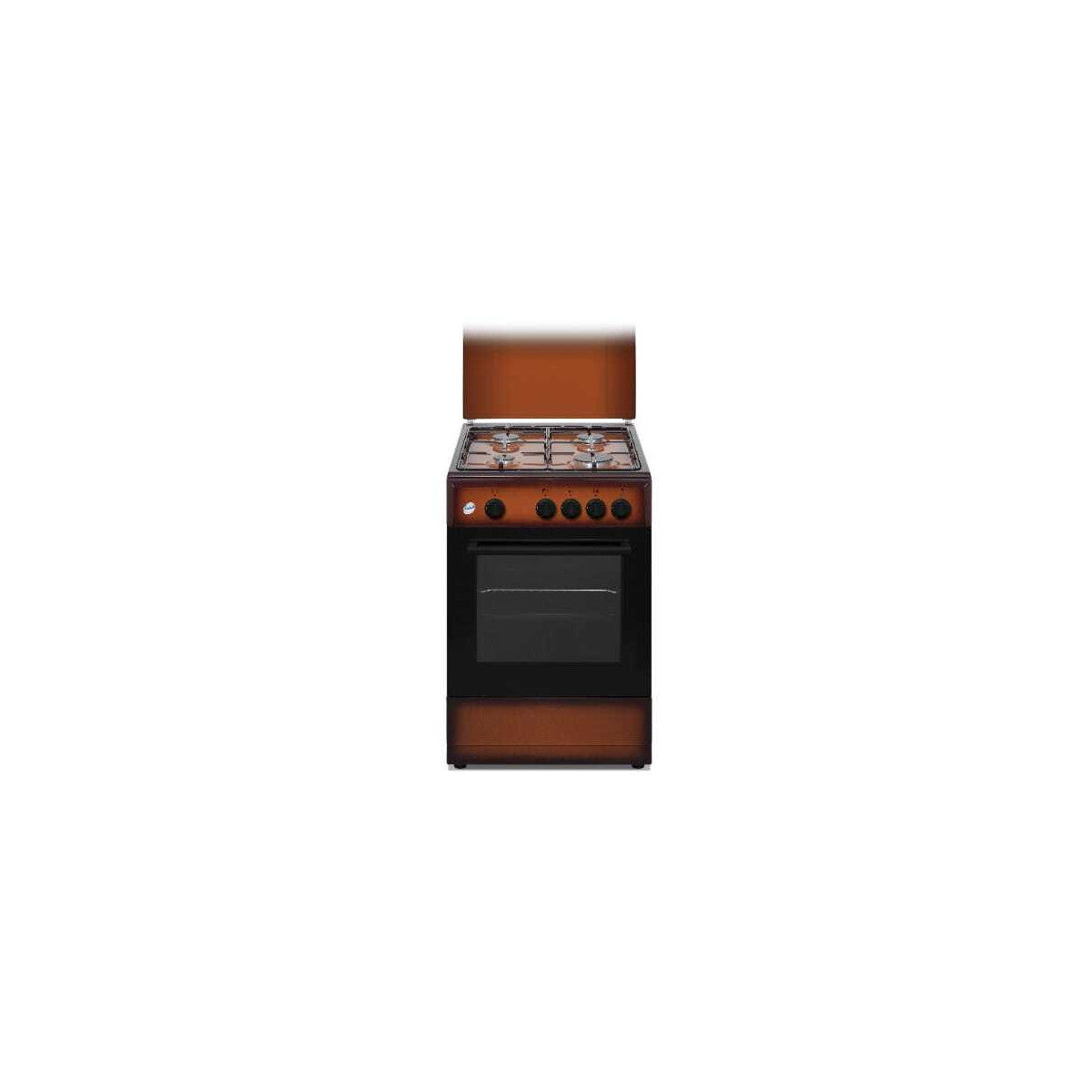 Ducati SD554BG Cucina A Gas Libera Installazione 4 Fuochi Con Forno A Gas 49 Litri 50x50 Cm Marrone