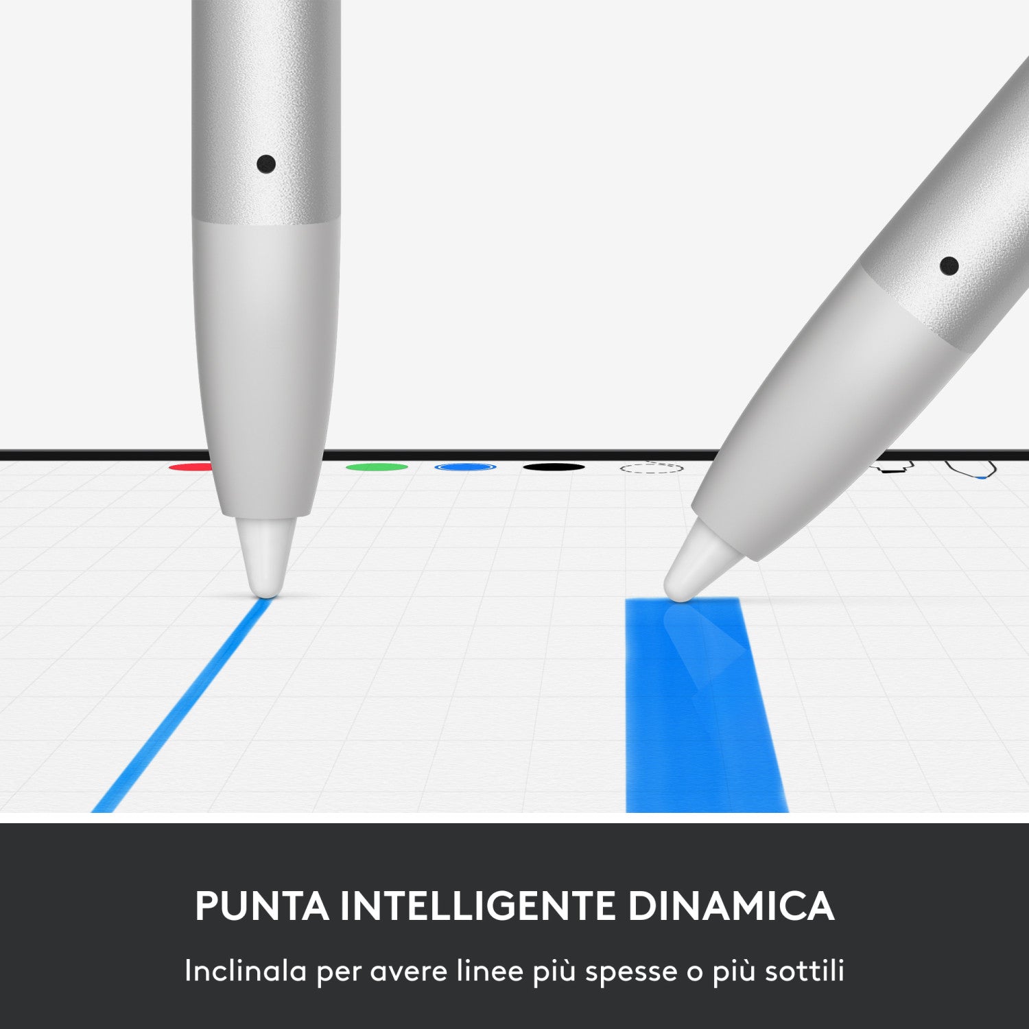 Logitech Crayon Penna Pencil Touchscreen per Apple Ipad Argento