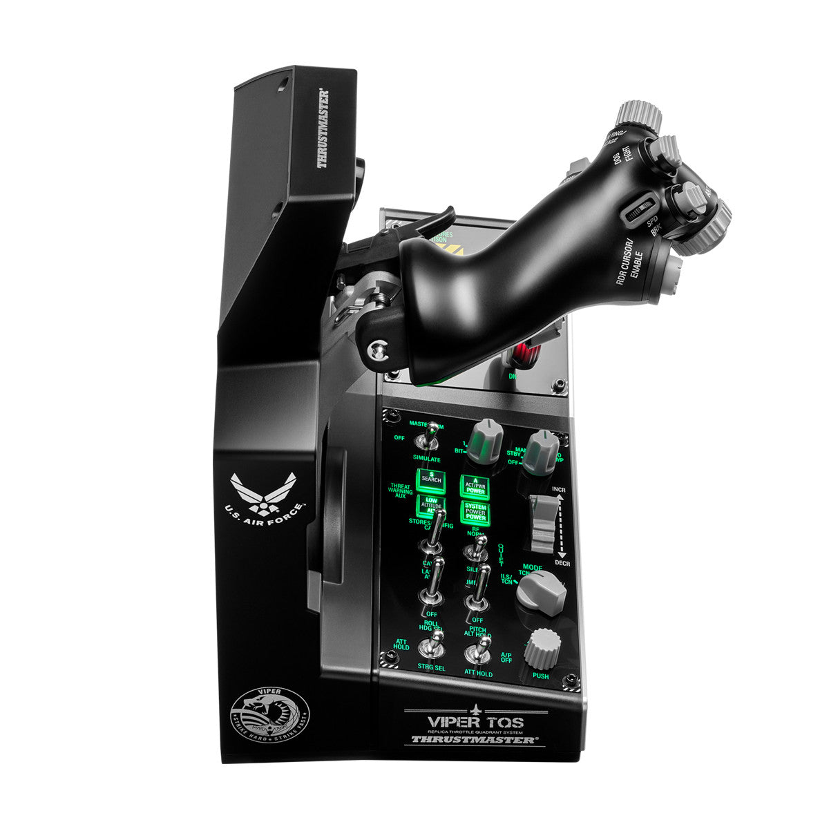 Thrustmaster VIPER TQS MISSION PACK Nero USB Joystick leva di controllo del motore PC