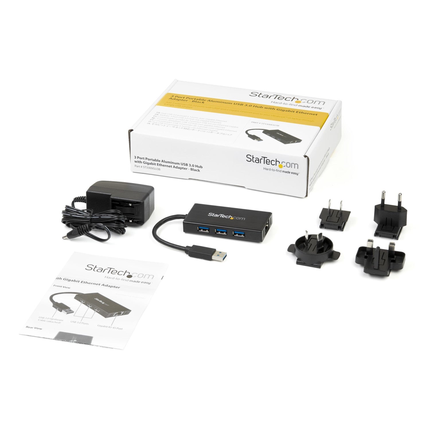 StarTech.com ST3300GU3B scheda di rete e adattatore 5000 Mbit/s