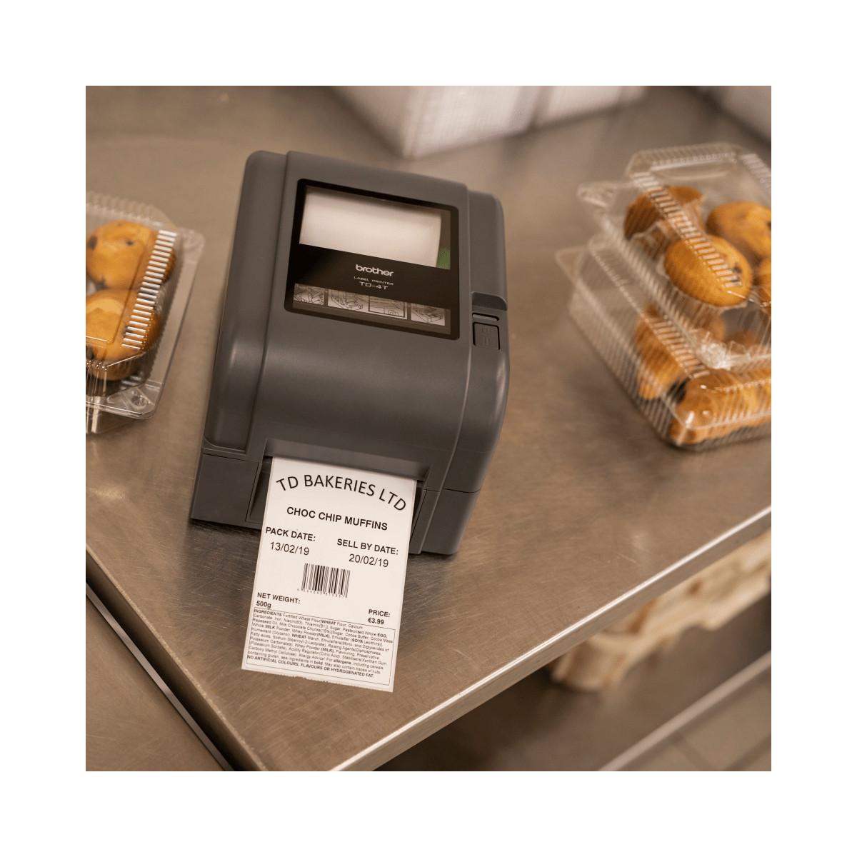 Brother TD 4420TN Stampante per Etichette CD Termica diretta Trasferimento 203x203 DPI 152 mm s Cablato LAN Nero