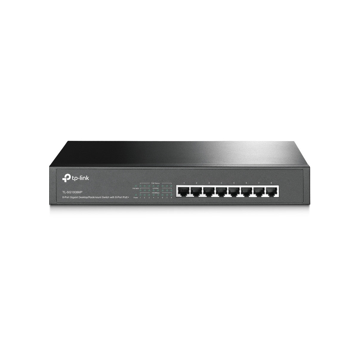 TP-Link TL-SG1008MP switch di rete Non gestito Gigabit Ethernet (10/100/1000) Supporto Power over Ethernet (PoE) Nero