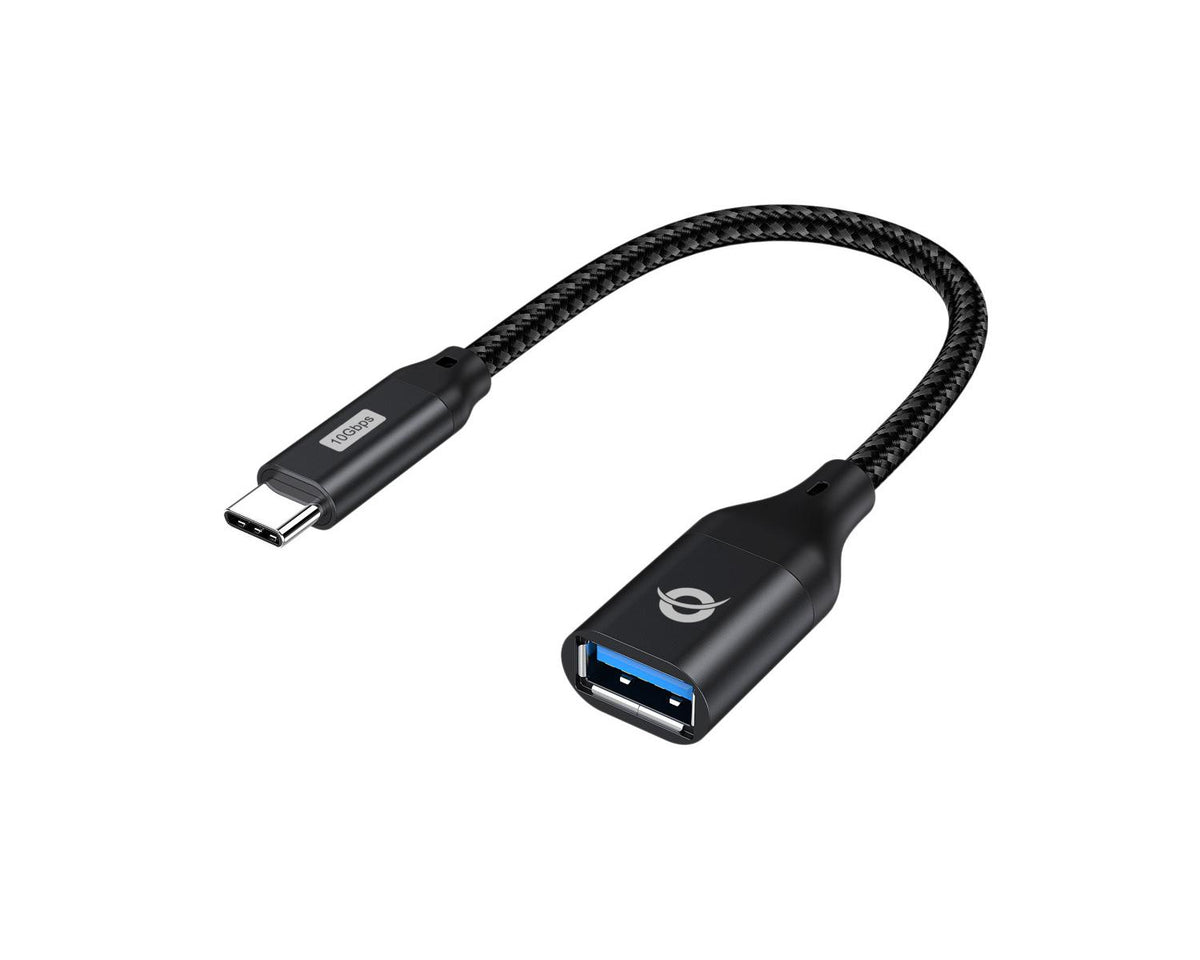Conceptronic ABBY18B adattatore per inversione del genere dei cavi USB-C USB-A Nero