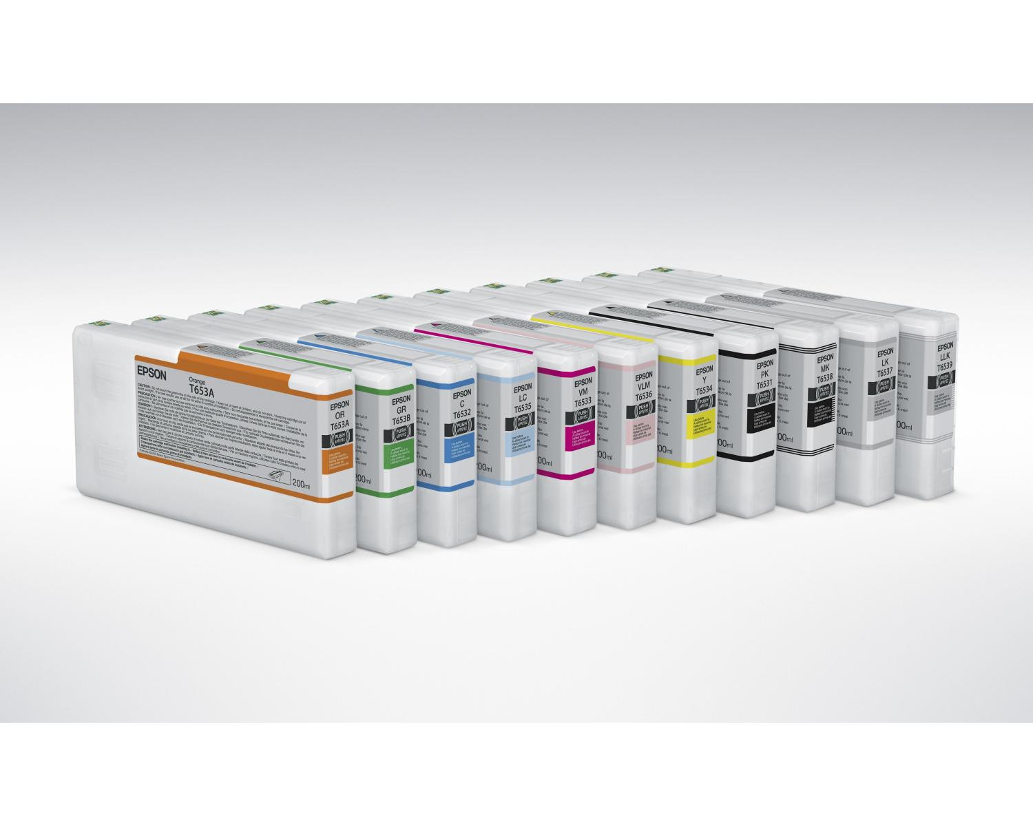 Epson T6535 Light Cyan Ink Cartridge (200ml) cartuccia d'inchiostro 1 pz Originale Ciano chiaro